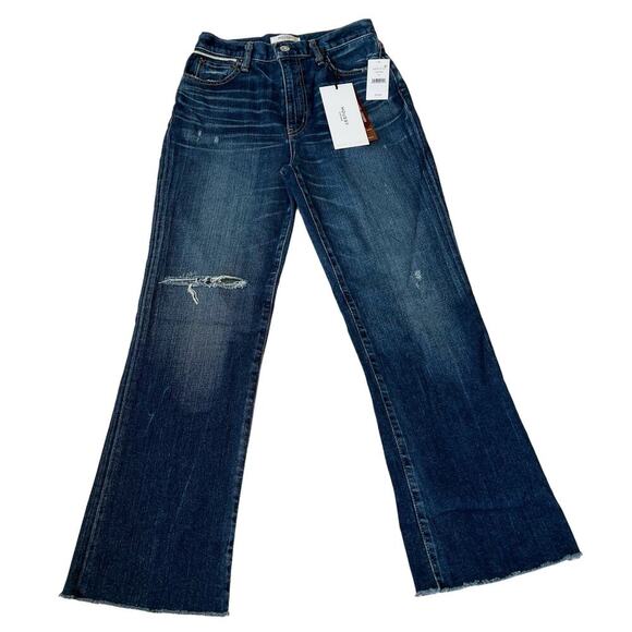 MOUSSY VINTAGE NWT | Rhode High Rise Flared Leg Denim Jeans | size 27 - Picture 2 of 7